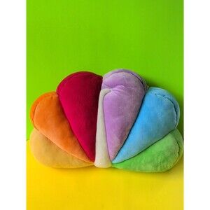NBC Rainbow Peacock Logo Pillow 2022 TV Network Tonight Show Plush